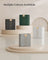 Jewellery Box - 6-Tier Design with Lid - Wood - Dove Grey and Gold