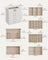 6-Tier Jewellery Box - Glass - Cloud White and Gold