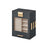 Jewellery Organiser - Glass - Cloud White - 5 Layers with 3 Side Drawers and Big Mirror