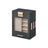 Jewellery Organiser - Glass - Cloud White - 5 Layers with 3 Side Drawers and Big Mirror