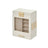 Jewellery Organiser - Glass - Cloud White - 5 Layers with 3 Side Drawers and Big Mirror