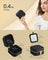Travel Jewellery Box - PU - Cloud White - Portable with Mirror and Zippers