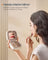 Travel Jewellery Box - PU - Cloud White - Portable with Mirror and Zippers