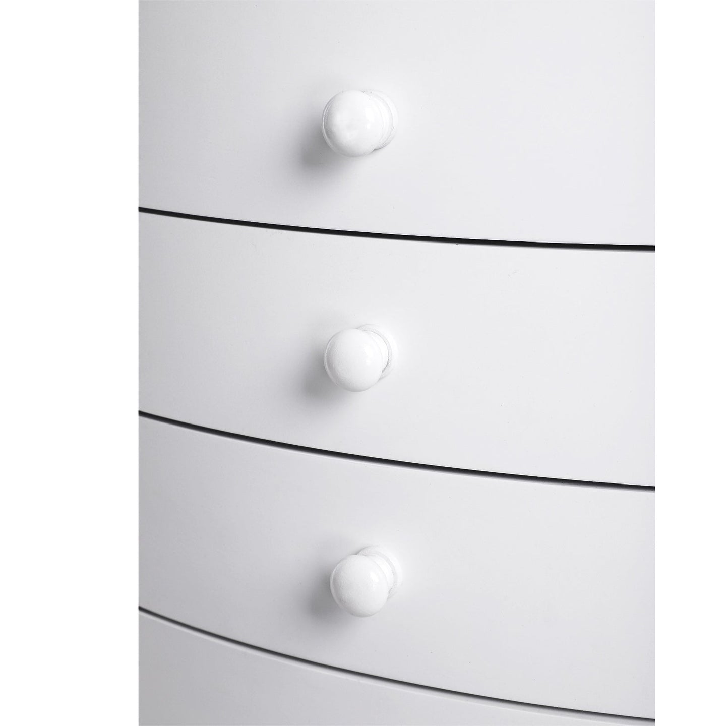 Jewellery Armoire - White - Wooden