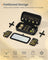 Jewellery Case - PU - Cloud White - Portable with Mirror and Zippers