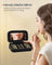 Jewellery Case - PU - Cloud White - Portable with Mirror and Zippers