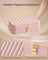Small Jewellery Case - PU - Jelly Pink - Portable with Mirror