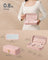 Small Jewellery Case - PU - Jelly Pink - Portable with Mirror