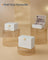Stackable Jewellery Box - 4-Tier with Mirror - PU - Ink Black