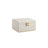 Jewellery Box - PU - Ink Black - 2-Tier with Mirror and Removable Tray