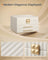 3-Tier Jewellery Box - PU - Cloud White - With Mirror and 2 Drawers