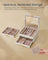 3-Tier Jewellery Box - PU - Cloud White - With Mirror and 2 Drawers