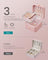Jewellery Box - 2-Layer Travel Storage - Jelly Pink - Portable