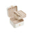 Jewellery Box - Wood - Cloud White - Portable 2-Layer Travel Storage