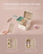Jewellery Box - Wood - Cloud White - Portable 2-Layer Travel Storage