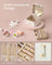 Jewellery Box - Wood - Cloud White - Portable 2-Layer Travel Storage