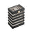 Stackable Jewellery Tray - 6-Tier Design - Glass - Ink Black