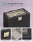 Stackable Jewellery Tray - 6-Tier Design - Glass - Ink Black