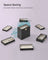 Stackable Jewellery Tray - 6-Tier Design - Glass - Ink Black