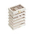 Jewellery Tray - 6-Tier Stackable Design - Glass - Cloud White