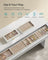Jewellery Tray - 6-Tier Stackable Design - Glass - Cloud White