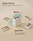 Jewellery Tray - 6-Tier Stackable Design - Glass - Cloud White