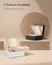 2-Layer Jewellery Box - Faux Leather - Ink Black - Removable Tray with Mirror