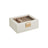 Jewellery Organiser - Wood - Cloud White - 2-Layer with Removable Tray