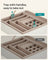 Jewellery Organiser - Wood - Cloud White - 2-Layer with Removable Tray