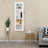 Jewelry Cabinet - MDF - White - Wall-Mounted and Lockable