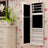 Jewelry Cabinet - MDF - White - Wall-Mounted and Lockable