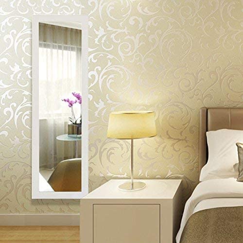 Jewelry Cabinet - MDF - White - Wall-Mounted and Lockable