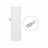 Jewelry Cabinet - MDF - White - Wall-Mounted and Lockable