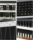 Lockable Jewellery Cabinet - Wood - White