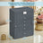6 Tier Jewelry Box - PU and MDF - Grey - with 5 Drawers