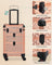 Beauty Case - Plastic - Black - Mobile with 4 Removable Universal Wheels and 3-Level Top