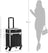 Makeup Case - Plastic - Black - Lockable