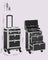 Rolling Makeup Case - ABS - Red - Lockable and Portable
