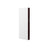 Jewelry Cabinet Armoire - Wood - Brown - Lockable Wall-Mounted with Full-Length Mirror and Cosmetic Storage Trays