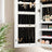 Jewelry Cabinet Armoire - Wood - White - Lockable Wall-Mounted with Full-Length Mirror
