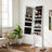 Jewelry Cabinet Armoire - Wood - White - Freestanding with Full-Length Mirror and Lockable Storage