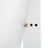 Jewelry Cabinet Armoire - Wood - White - Freestanding with Full-Length Mirror and Lockable Storage