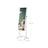 Jewelry Cabinet Armoire - Wood - White - Freestanding with Full-Length Mirror and Lockable Storage