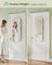 Mirror Cabinet - MDF - White with Greige Lining - Lockable