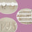Jewellery Cabinet - Wood - White and Light Grey - Lockable Wall/Door Mounted with LED Mirror and Interior Mirror