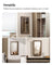 Wall-Mounted Jewellery Cabinet - White - Mirrored