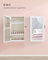 Wall-Mounted Jewellery Cabinet - Wood - White - Lockable with Mirror and Storage
