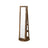 Jewellery Cabinet - Wood - White - 360° Swivel with Full-Length Mirror and Storage Shelf