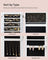 Full Length Mirror Jewelry Cabinet - Brown