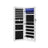 Jewelry Cabinet - White - Frameless Mirror